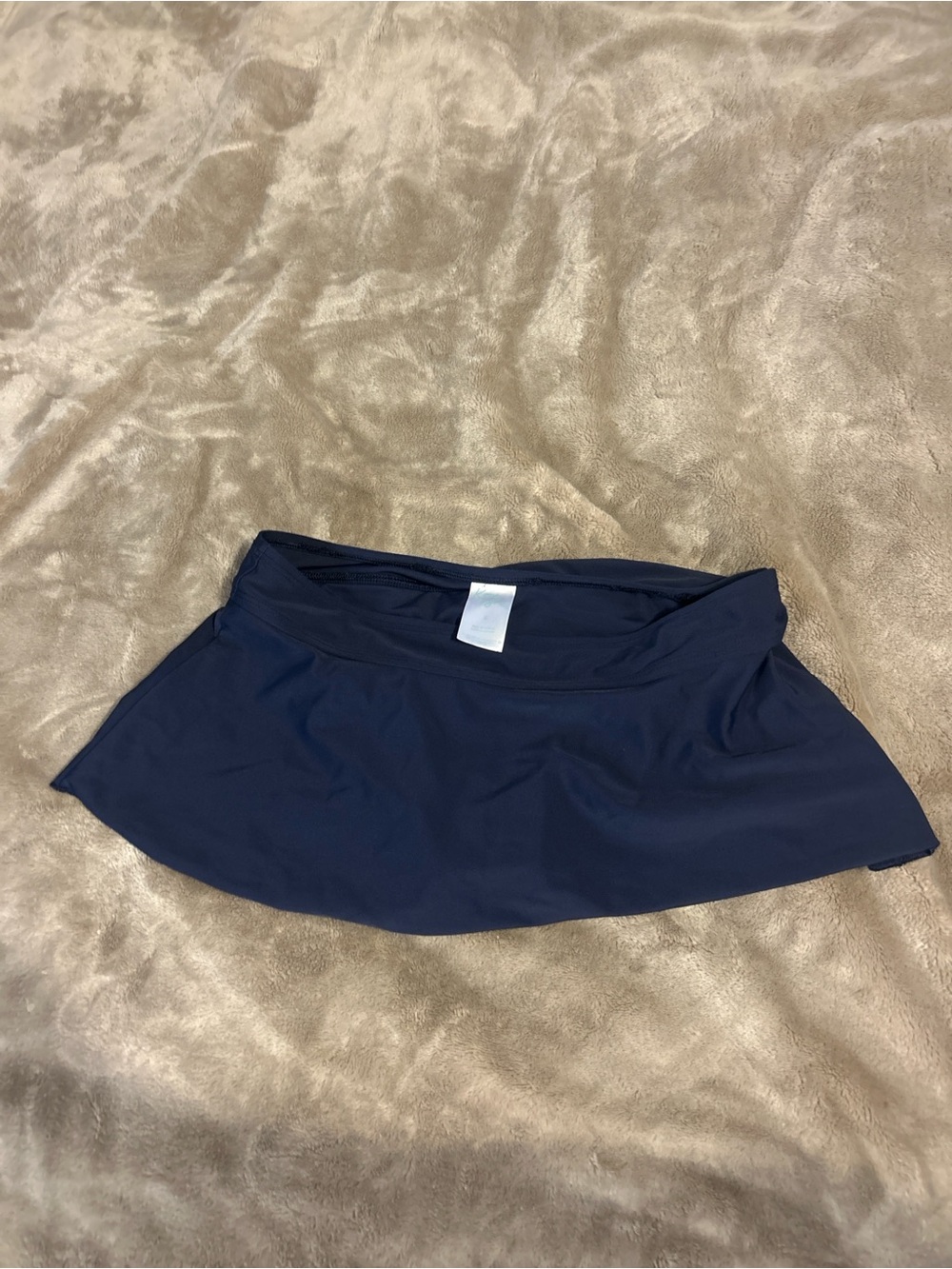 Kona Sol Navy Circle Skater Swim Skirt